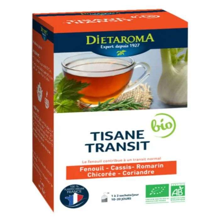 Dietaroma Tisane Transit Boite De 20 Sachets