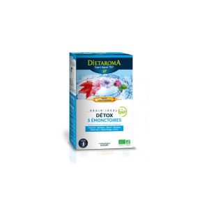 DIETAROMA DRAIN IDEAL DETOX 5 EMONCTOIRES BIO 20 AMPOULES