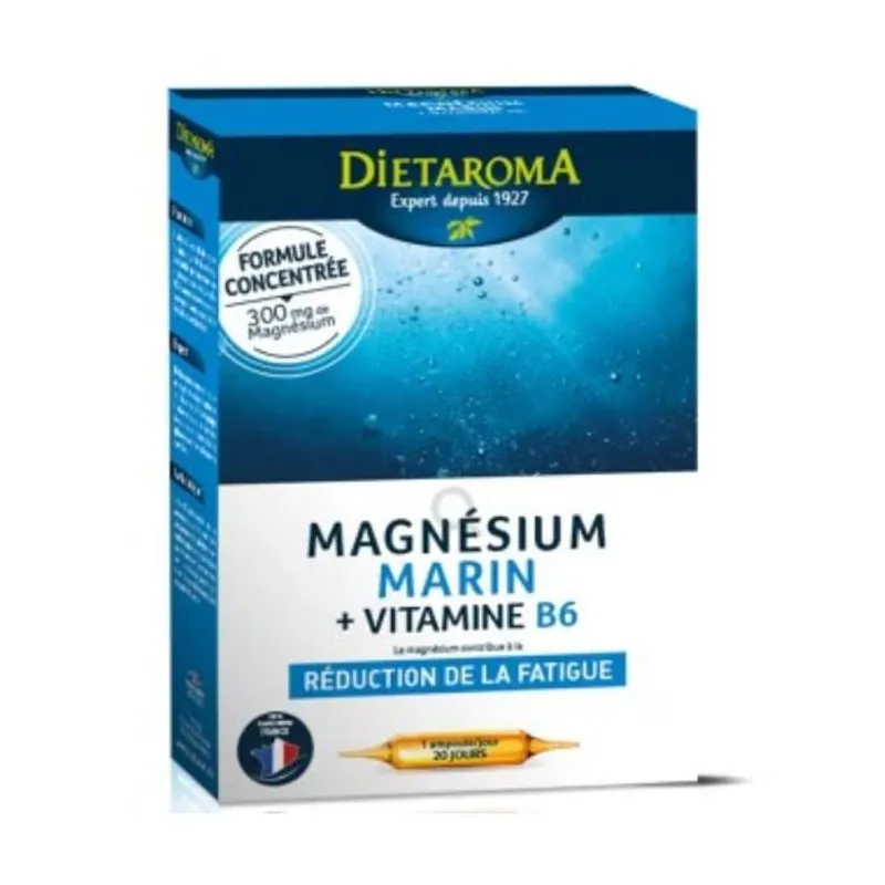 Dietaroma Magnesium Marin + B6 Boite De 20 Ampoules