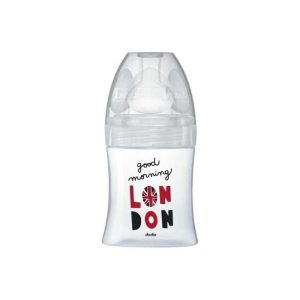 Dodie Biberon Sensation Anti-colique Verre Tetine Plate London 150ml
