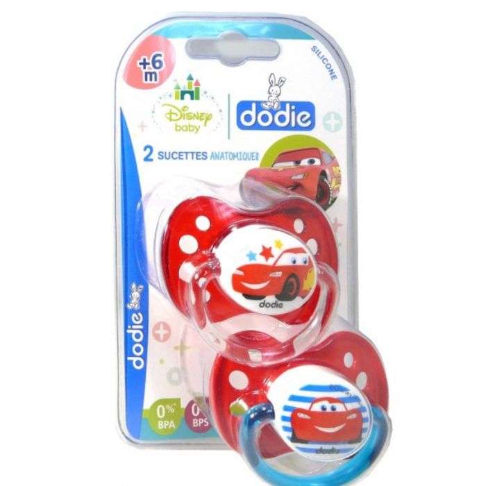 Dodie Sucette Anatomique Duo Cars +6mois Reference Na68