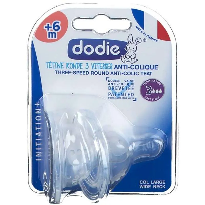 Dodie Tetine Initiation+ Anti-colique D3 +6mois B Reference 6154582