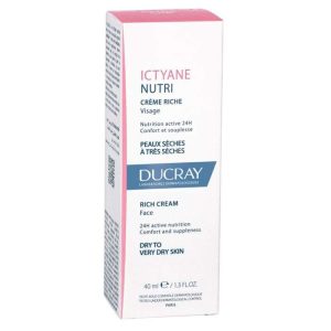 Ducray Ictyane Nutri Creme Riche Peaux Seches A Tres Seches 40ml