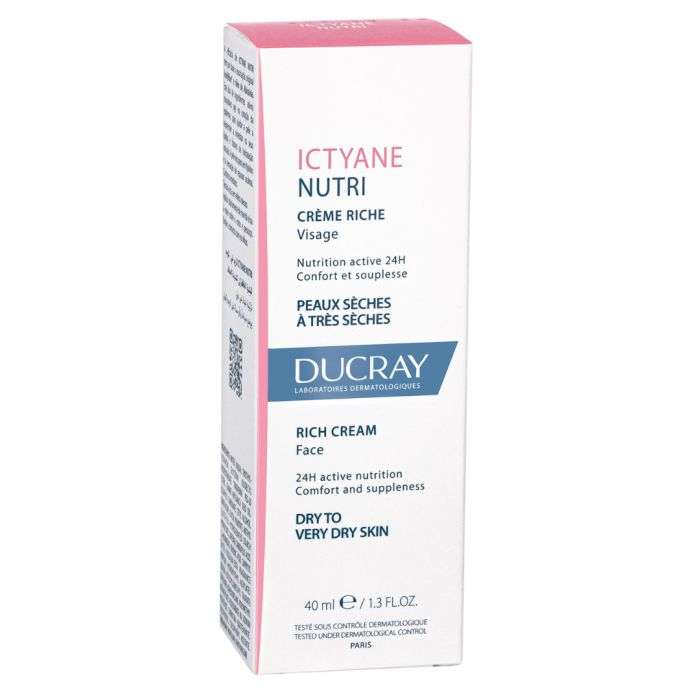 Ducray Ictyane Nutri Creme Riche Peaux Seches A Tres Seches 40ml
