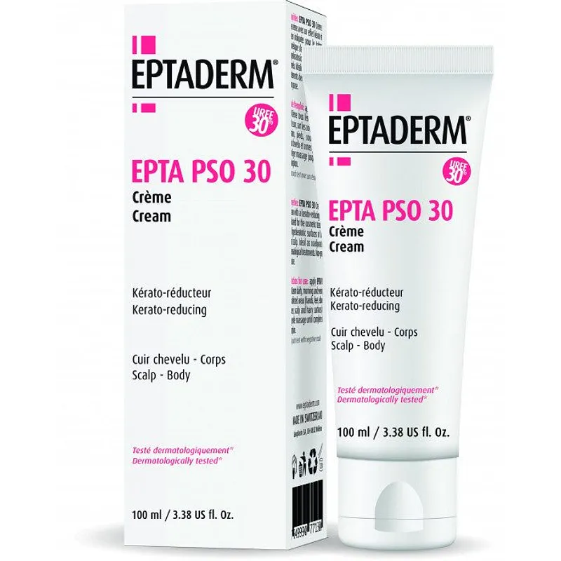 Eptaderm Epta Pso 30 Creme Cuir Chevelu Corps 100ml