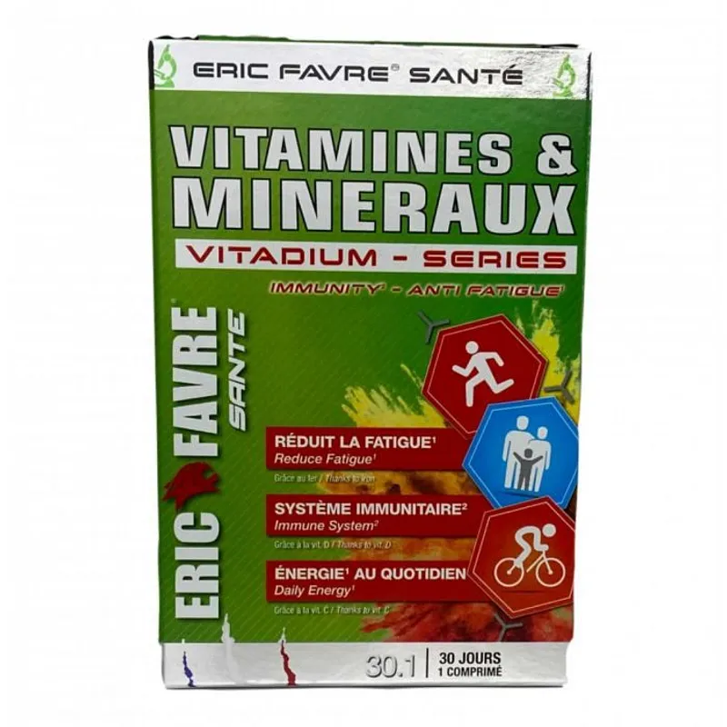 ERIC FAVRE VITAMINE ET MINERAUX 30 CAPSULES