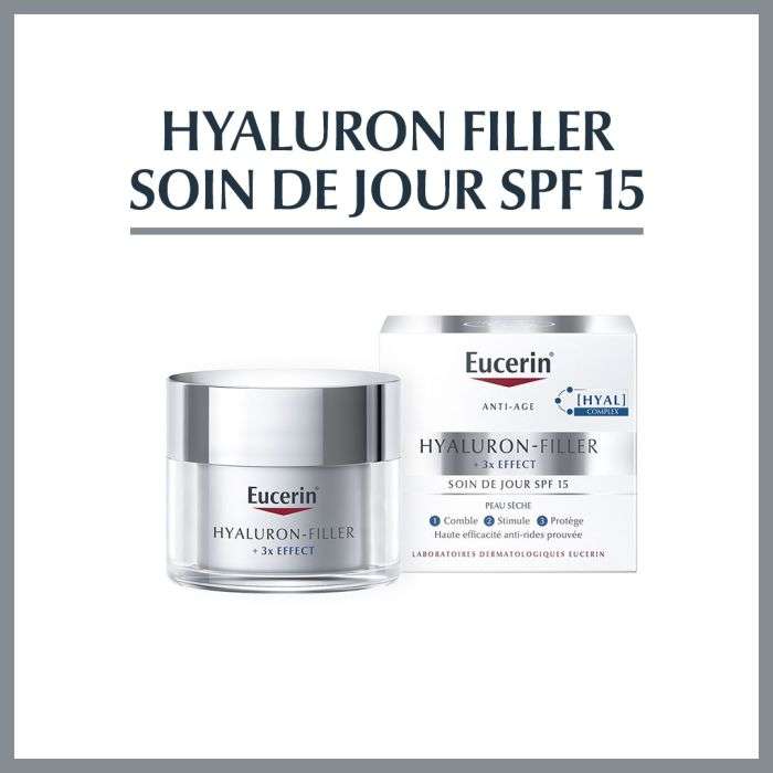 Eucerin Hyaluron Filler Soin De Jour Peau Seche 50ml