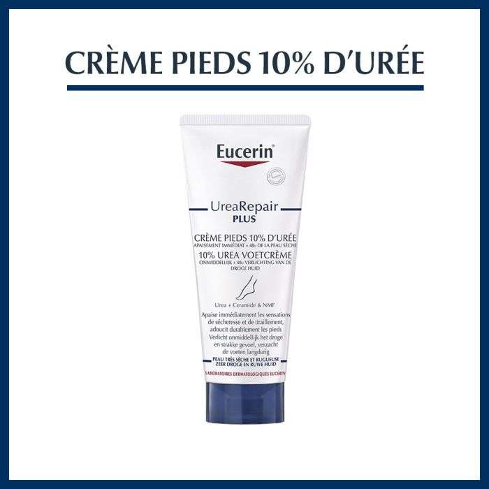 Eucerin Creme Pieds Reparatrice 10% Uree Peau Seche 100ml