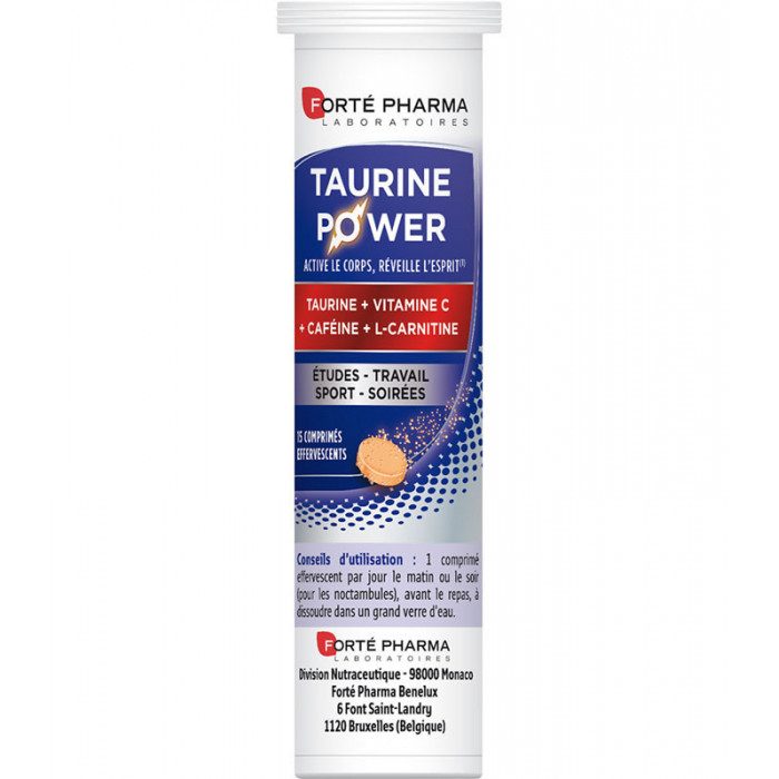 Forte Pharma Energie Taurine Power Boite De 15 Comprimes