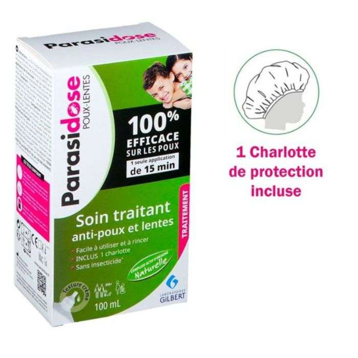 Parasidose Soin Traitant Anti-poux +3mois 100ml