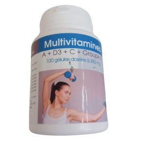 Gph Multivitamines A+d3+c+groupe B 318mg Boite De 100 Gelules