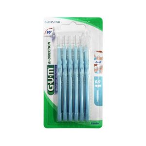 Gum Bidirection Avec Brossette Micro-fine 0.9mm Boite De 6 Reference 2314