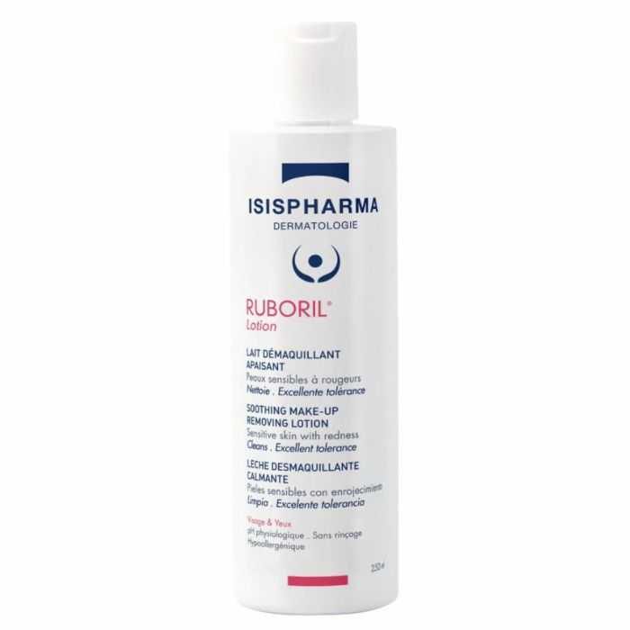 Isispharma Ruboril Lotion Lait Demaquillant Apaisant 250ml Reference T61av