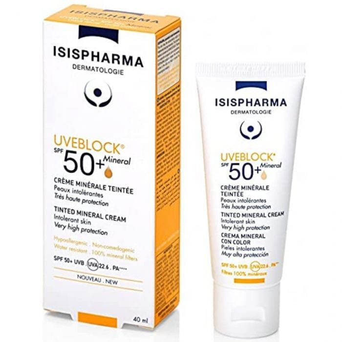 Isispharma Uveblock Spf50+ Creme Minerale Teintee 40ml Reference Coivisi020