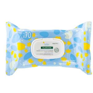 Klorane Bebe Lingettes Nettoyantes Douceur Boite De 70