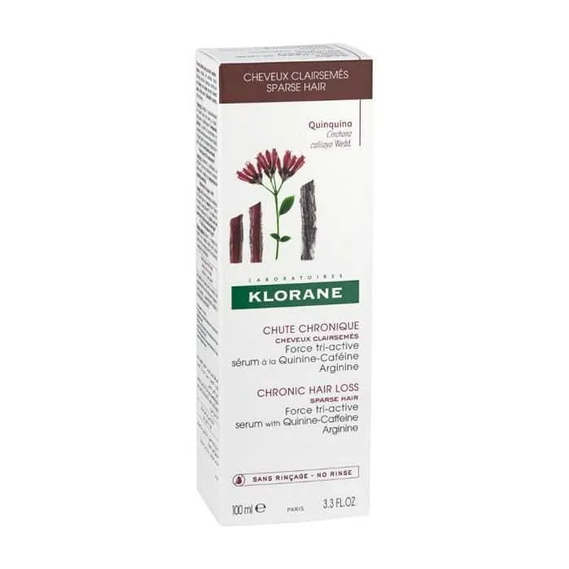 Klorane Quinine Force Tri-active Serum Anti-chute A La Quinine Cafeine Arginine 100ml