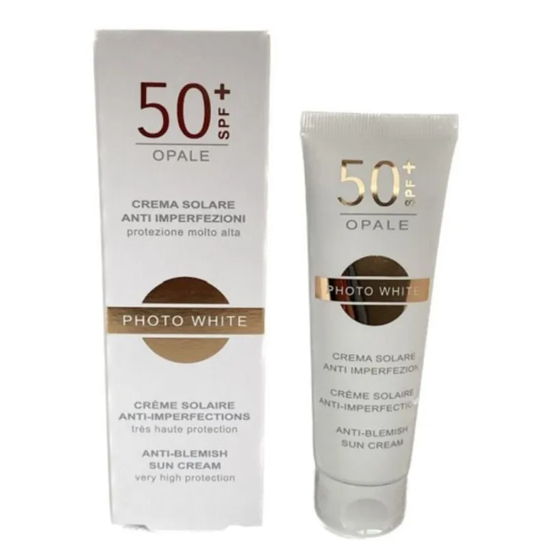 M&d Photo White Creme Solaire Opale Spf50+ 50ml