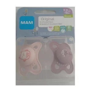 Mam Sucette Original Couleurs De La Nature 2-6mois Boite De 2