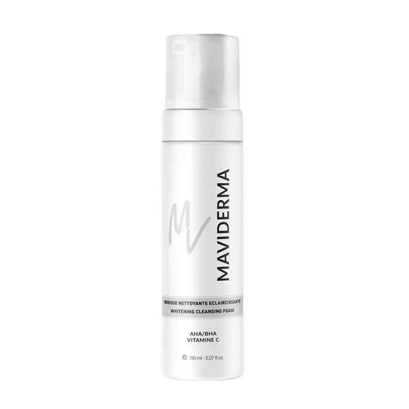 Maviderma Mousse Nettoyante Eclaircissante Aha/bha Vitamine C Niacinamide 150ml