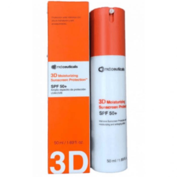 Md Ceuticals 3d Moisturizing Sunscreen Protection Spf 50+ 50ml