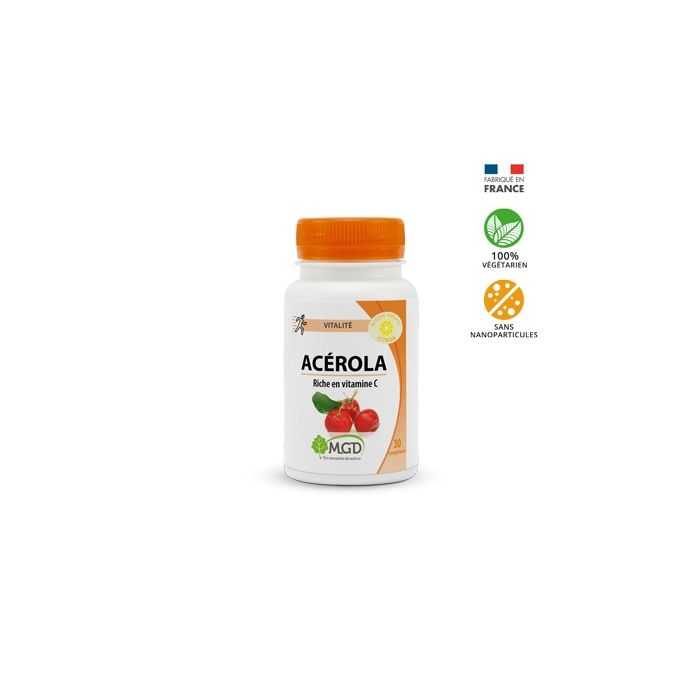 Mgd Acerola Arome Fruits Rouges Boite De 30 Comprimes