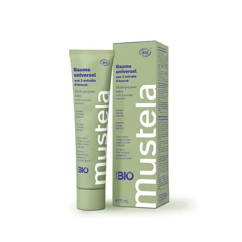 Mustela Baume Universel Aux 3 Extraits D'avocat Bio 75ml