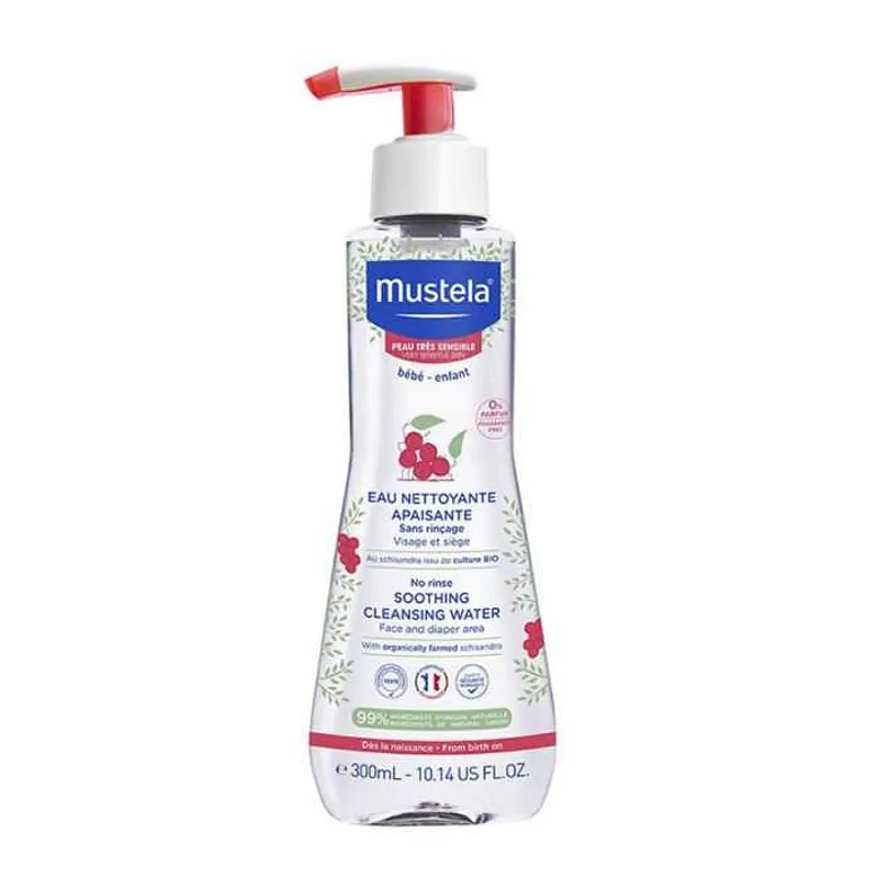 Mustela Eau Nettoyante Apaisante Peau Tres Sensible 300ml