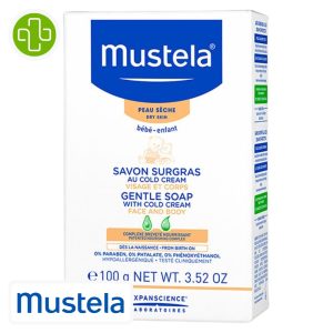 Mustela Savon Surgras Bebe Enfant Peau Seche 100g