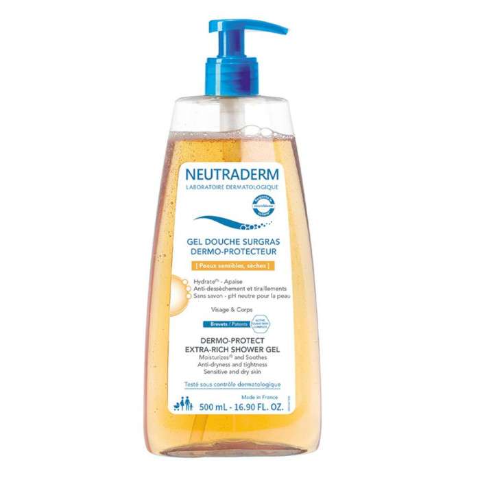 Neutraderm Gel Douche Surgras Dermo Protecteur Pompe 500ml