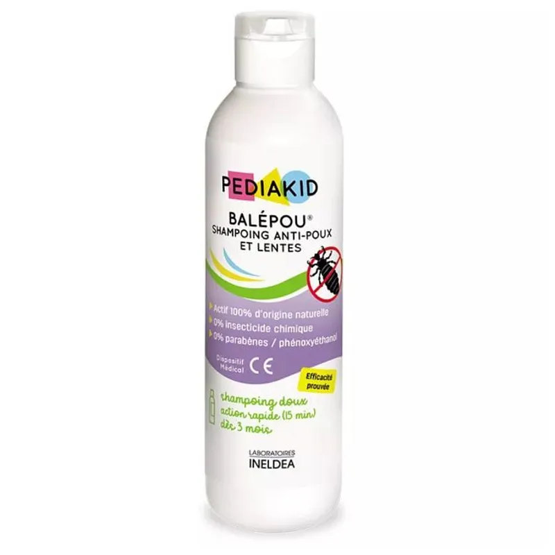 Pediakid Balepou Shampooing Anti-poux Et Lentes 200ml