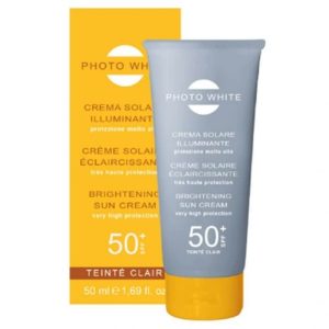M&d Photo White Creme Solaire Eclaircissante Teinte Clair Spf50+ 50ml