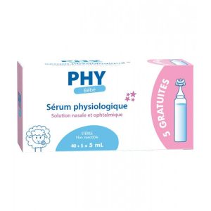 Phy Serum Physiologique Boite De 40 Unites