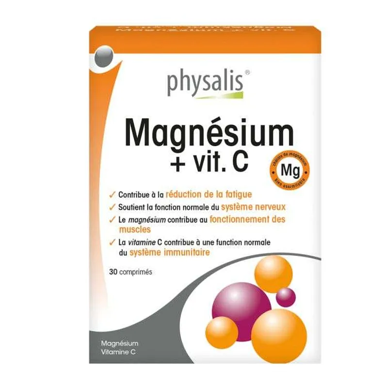 Physalis Magnesium + Vit.c Boite De 30 Comprimes