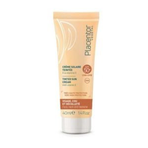 PLACENTOR CREME SOLAIRE TEINTE SPF 50+