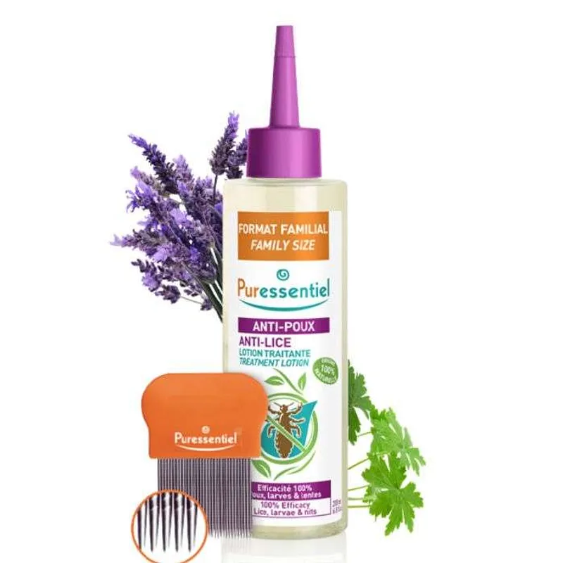 Puressentiel Anti-poux Lotion Traitante Traitement Radical 200ml + Peigne