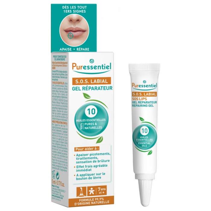 Puressentiel Sos Labial Gel Reparateur 5ml