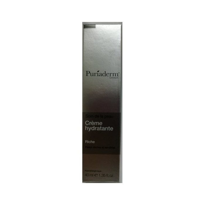Puriaderm Creme Hydratante Riche 40ml