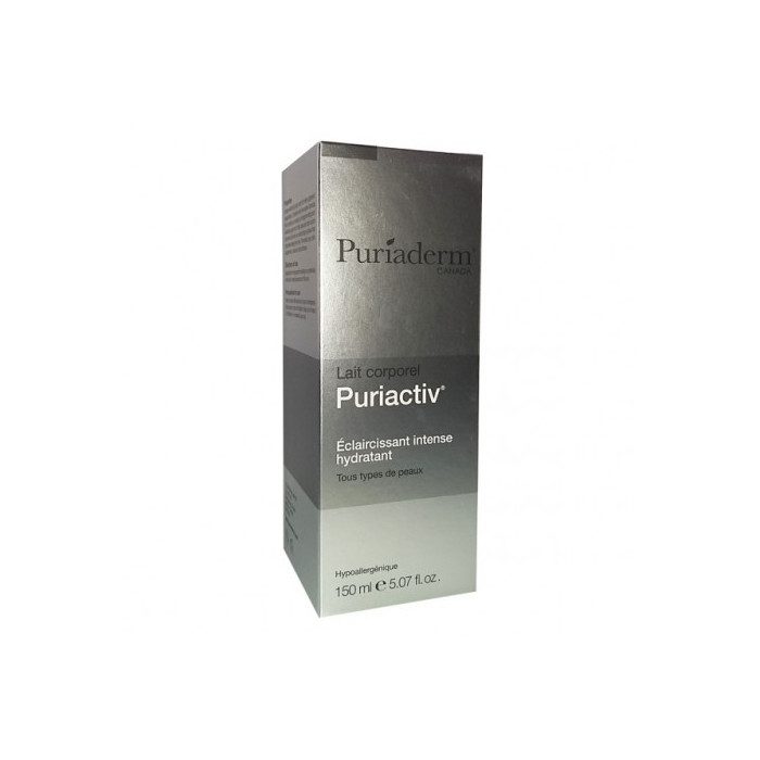 Puriaderm Puriactiv Lait Corporel Eclaircissant Intense Hydratant 150ml