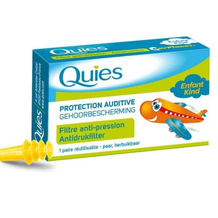 Quies Protection Auditive Enfant Filtre Anti-pression Boite De 1