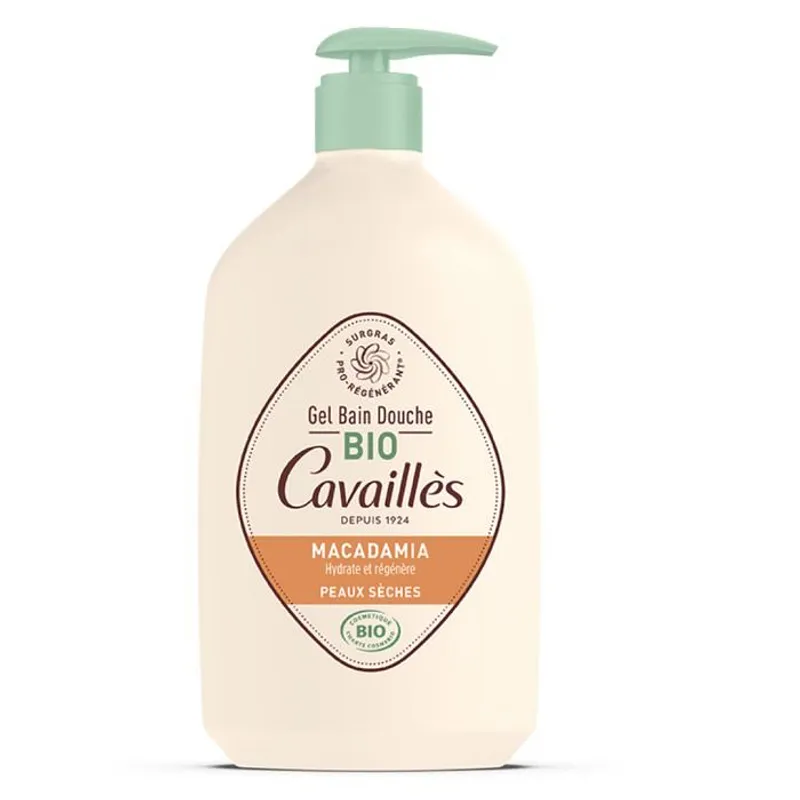 Roge Cavailles Gel Douche Bio Macadamia 1l