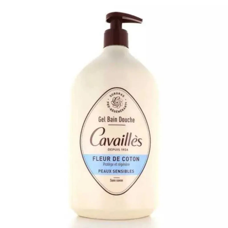 Roge Cavailles Gel Surgras Bain Et Douche Fleur De Coton 1l