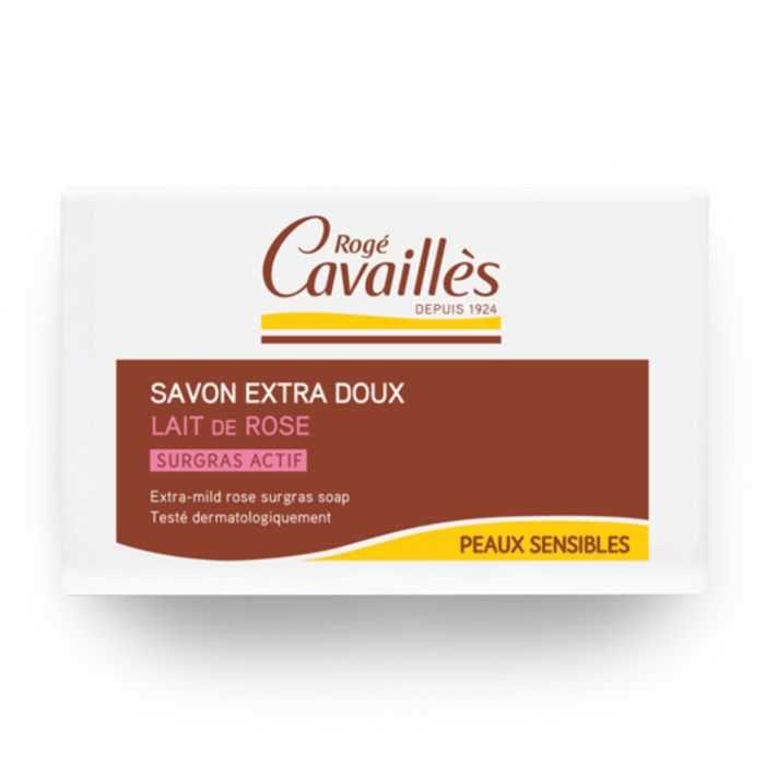 Roge Cavailles Savon Surgras Ultra Doux Lait De Rose 150g