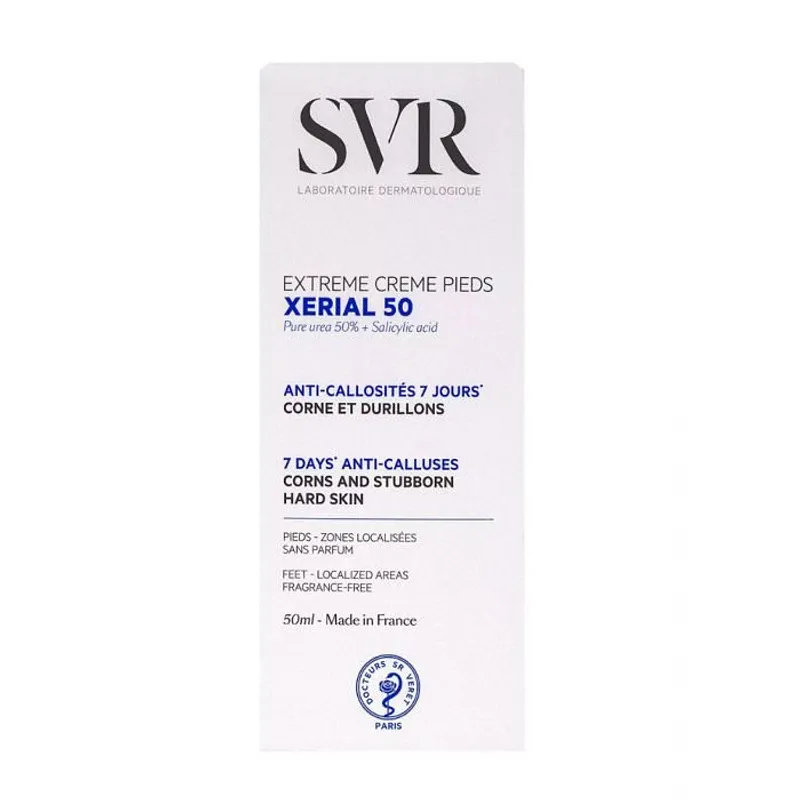 Svr Xerial 50 Extreme Creme Pieds Anti-callosites 7 Jours 50ml