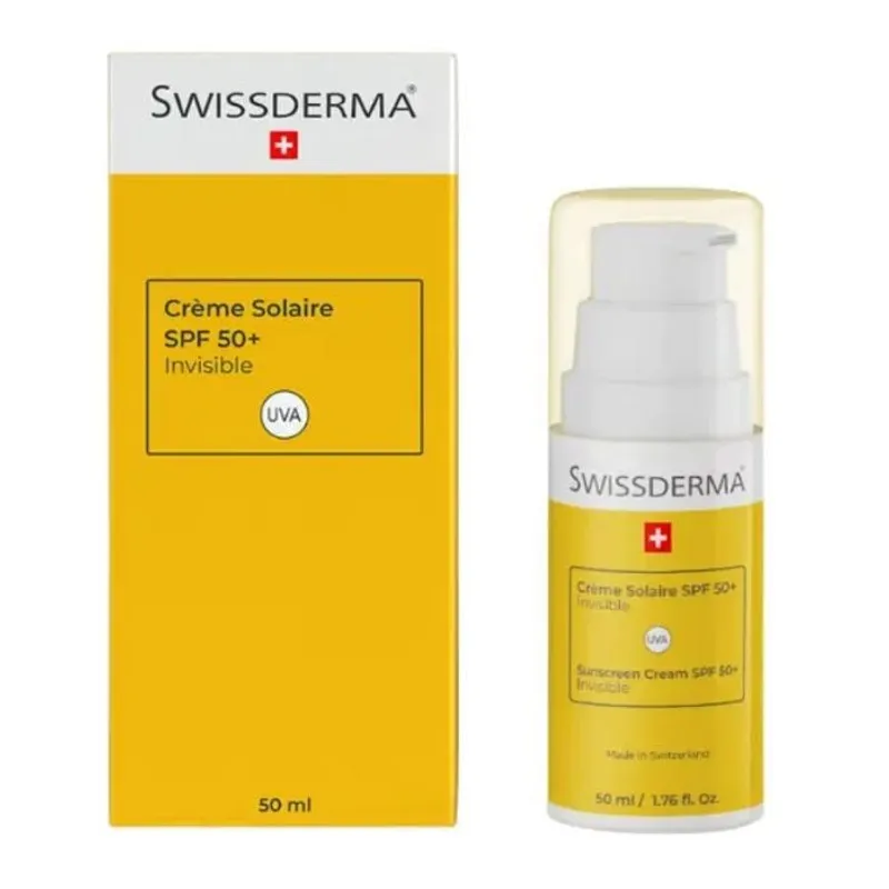 Swissderma Creme Solaire Invisible Spf50+ 50ml