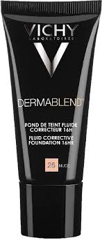 Vichy Dermablend Fond De Teint Fluide Correcteur 16h Numero 25 Nude 30ml