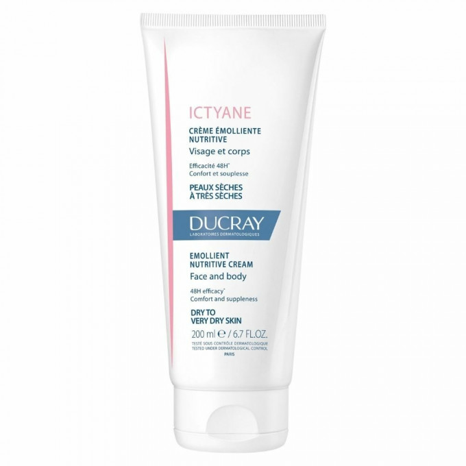 Ducray Ictyane Creme Emolliente Nutritive Visage Et Corps Peaux Seches A Tres Seches 200ml