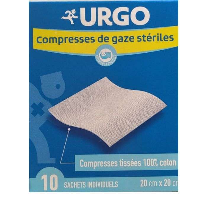 Urgo Compresse Sterile 20cm*20cm Boite De 10