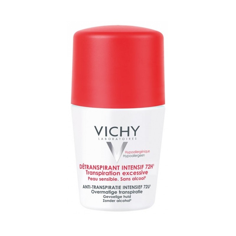 Vichy Detranspirant Intensif 72h Transpiration Excessive Roll-on 50ml