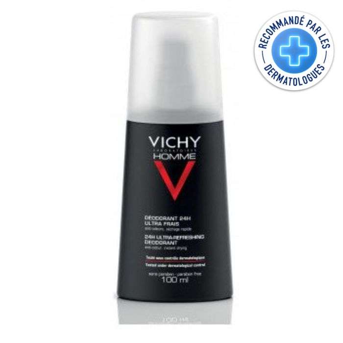 Vichy Homme Deodorant Vaporisateur Ultra Frais 24h 100ml