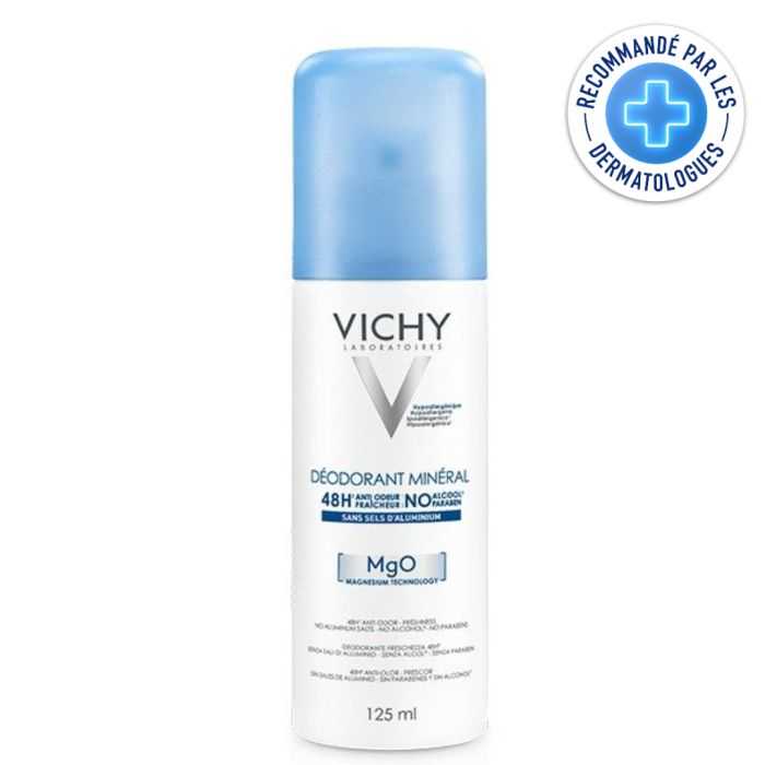 Vichy Deodorant Mineral 48h Sans Sels D'aluminium Aerosol 125ml